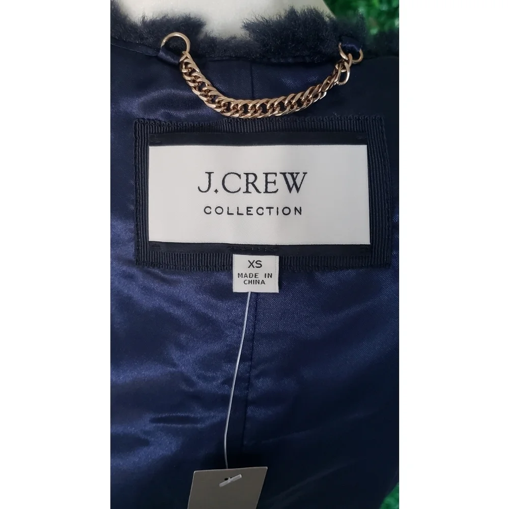 20. J.Crew Long vest in recycled sherpa